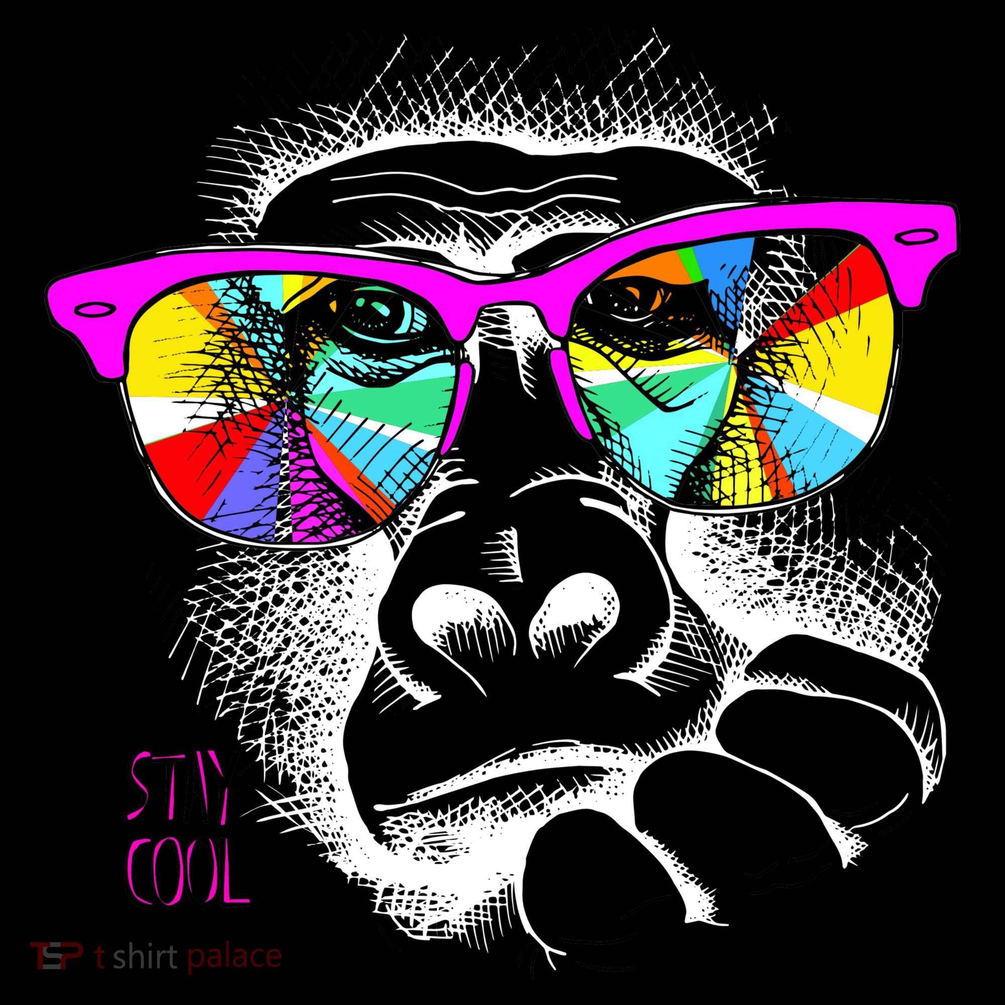 Cool Monkey Long Sleeve Shirt
