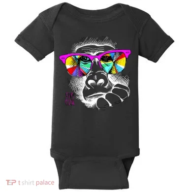 Cool Monkey Baby Bodysuit