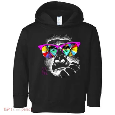 Cool Monkey Toddler Hoodie