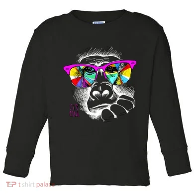 Cool Monkey Toddler Long Sleeve