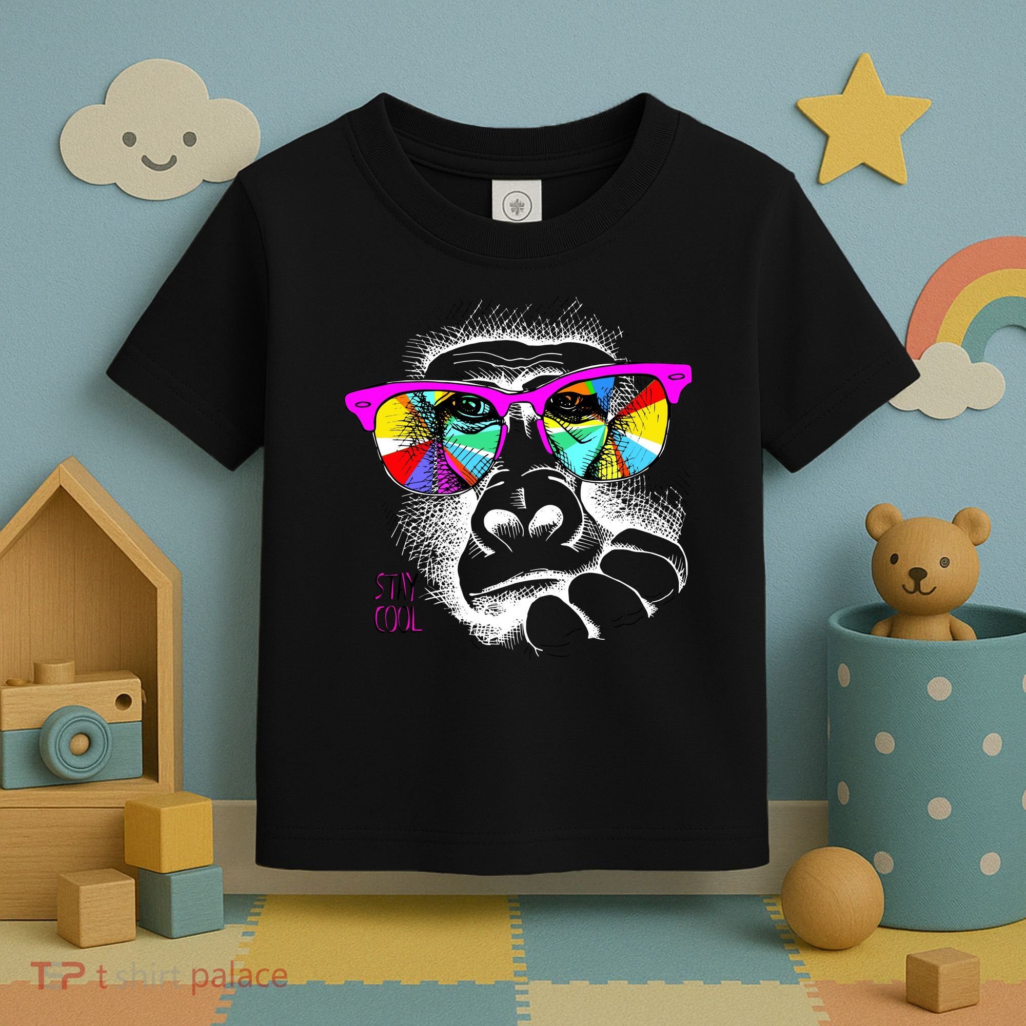 Cool Monkey Toddler T-Shirt