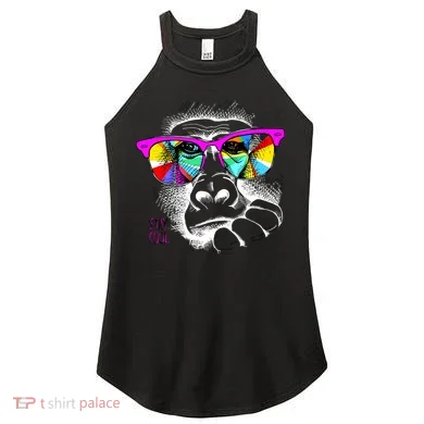Cool Monkey Women's Perfect Tri Rocker Tank
