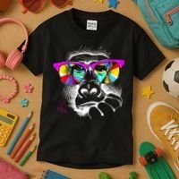 Cool Monkey Kids T-Shirt thumb 3