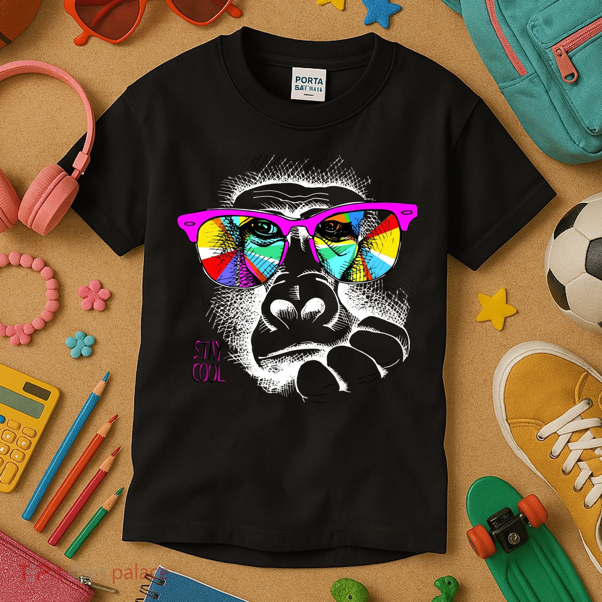 Cool Monkey Kids T-Shirt