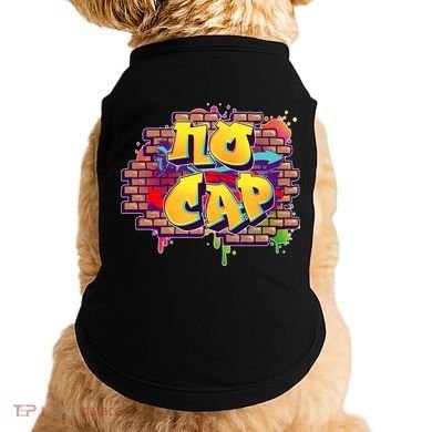 Cool No Cap Wall Graffiti  Doggie Tank