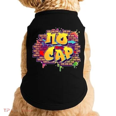 Cool No Cap Wall Graffiti  Doggie Tank