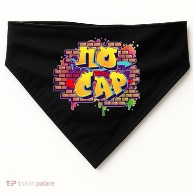 Cool No Cap Wall Graffiti  USA-Made Doggie Bandana