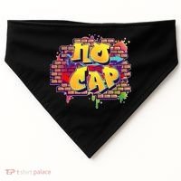 Cool No Cap Wall Graffiti  USA-Made Doggie Bandana thumb 0
