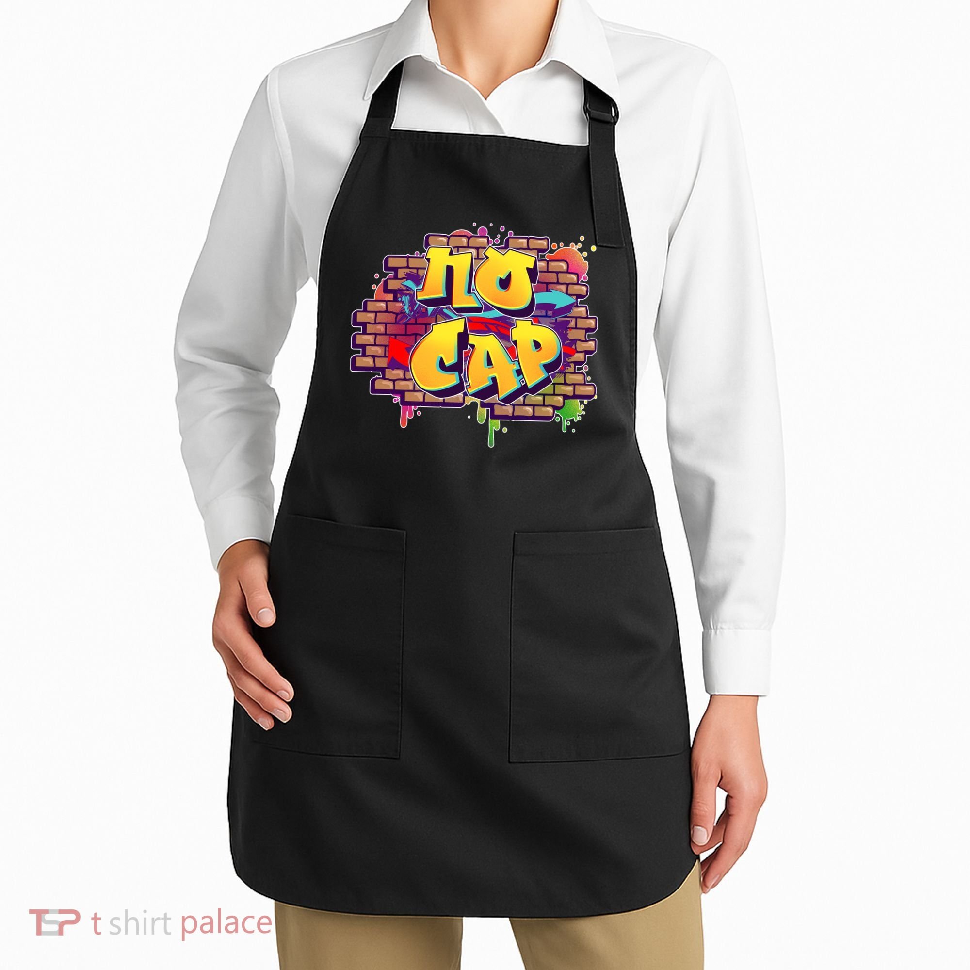 Cool No Cap Wall Graffiti  Apron