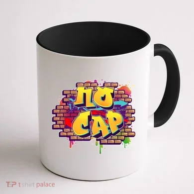 Cool No Cap Wall Graffiti Coffee Mug back
