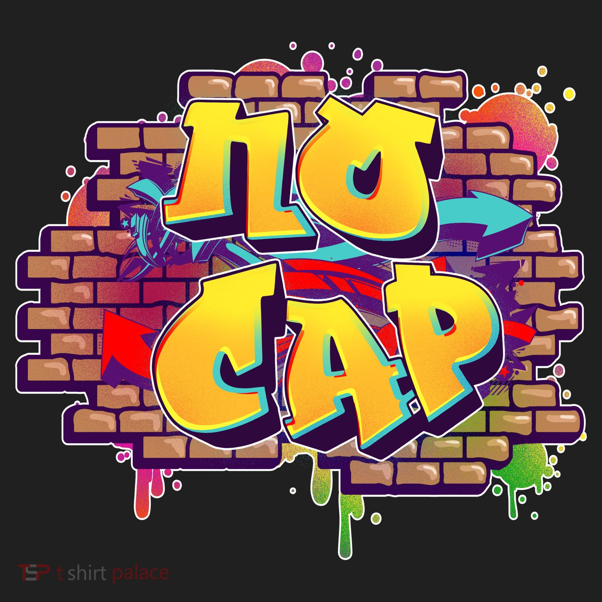 Cool No Cap Wall Graffiti  Beanie
