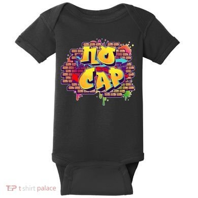 Cool No Cap Wall Graffiti  Baby Bodysuit