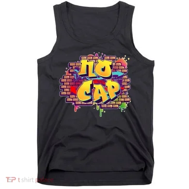 Cool No Cap Wall Graffiti Tank Top