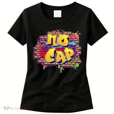 Cool No Cap Wall Graffiti Women's T-Shirt