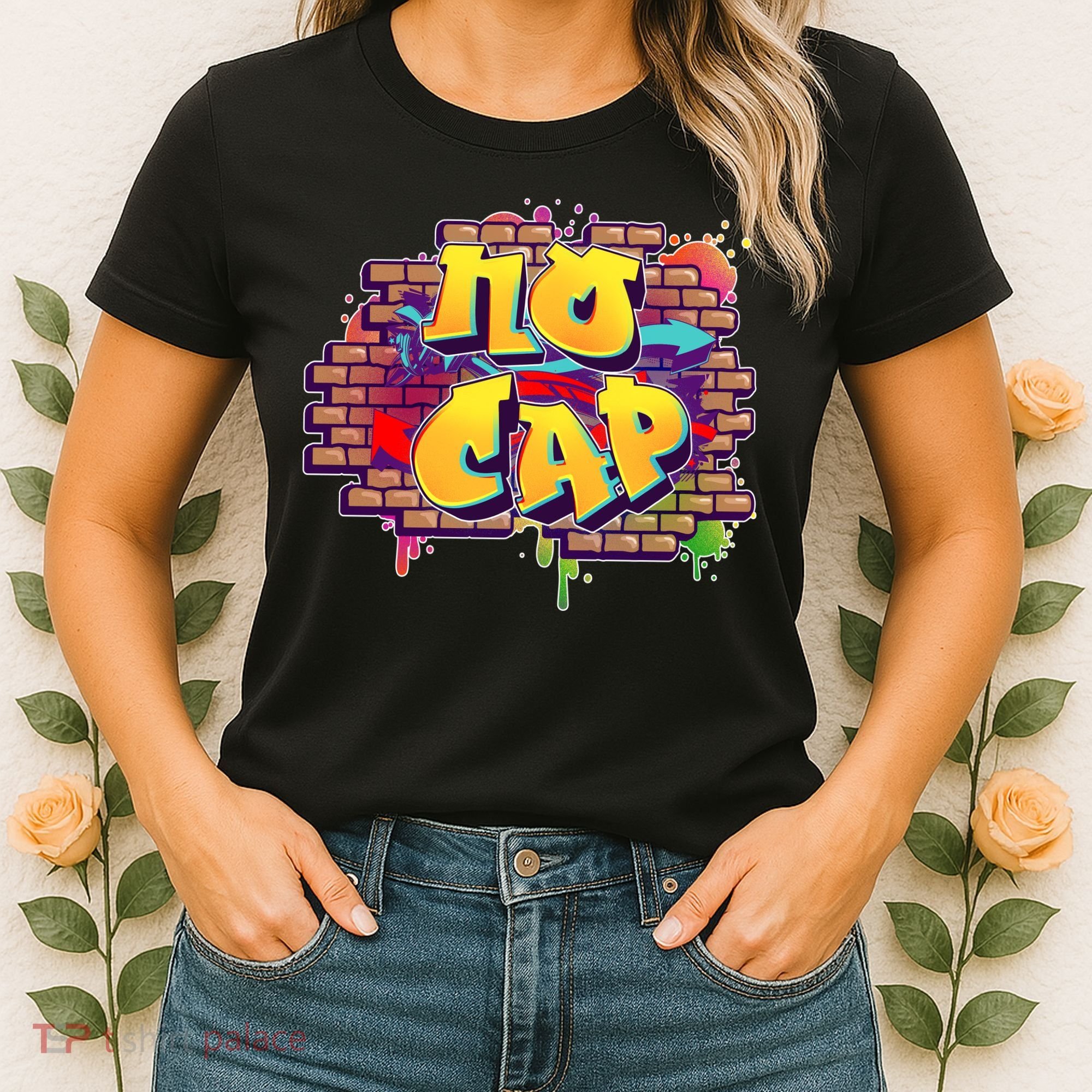 Cool No Cap Wall Graffiti  Women's T-Shirt