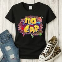 Cool No Cap Wall Graffiti  Women's T-Shirt thumb 3