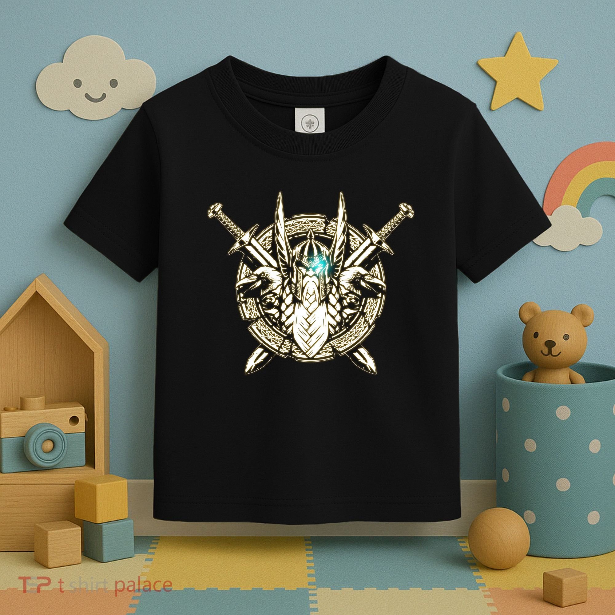 Cool ODIN Greek God Toddler T-Shirt