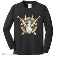 Cool ODIN Greek God Kids Long Sleeve Shirt thumb 0