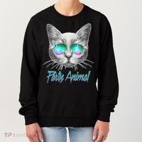 Cool Party Animal Cat Women's Sweatshirt thumb 0