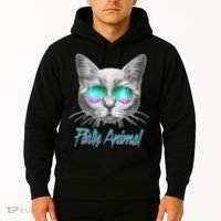 Cool Party Animal Cat Hoodie thumb 2