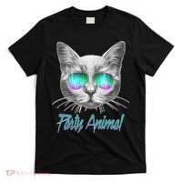 Cool Party Animal Cat T-Shirt thumb 0