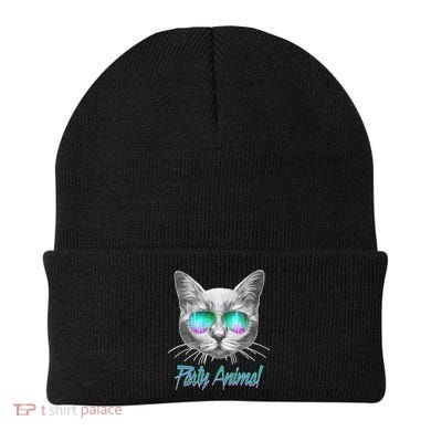 Cool Party Animal Cat Beanie