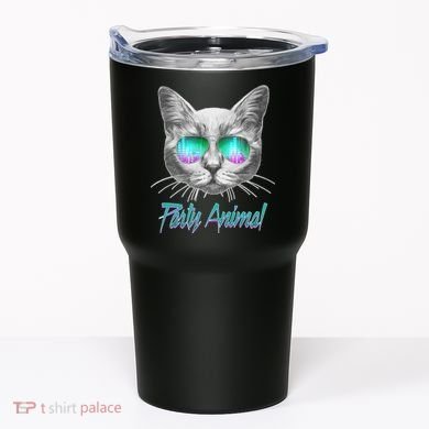 Cool Party Animal Cat Tumbler