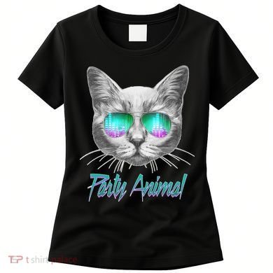 Cool Party Animal Cat Women's T-Shirt