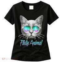 Cool Party Animal Cat Women's T-Shirt thumb 0