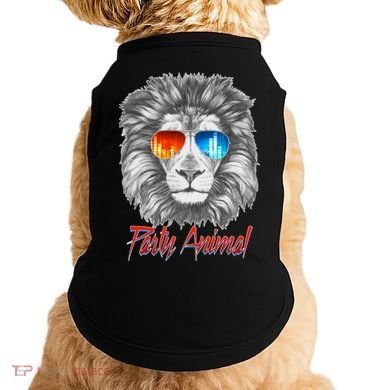 Cool Party Animal Lion Doggie Tank