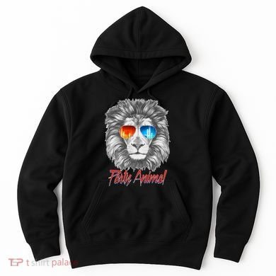 Cool Party Animal Lion Hoodie