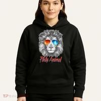 Cool Party Animal Lion Hoodie thumb 5