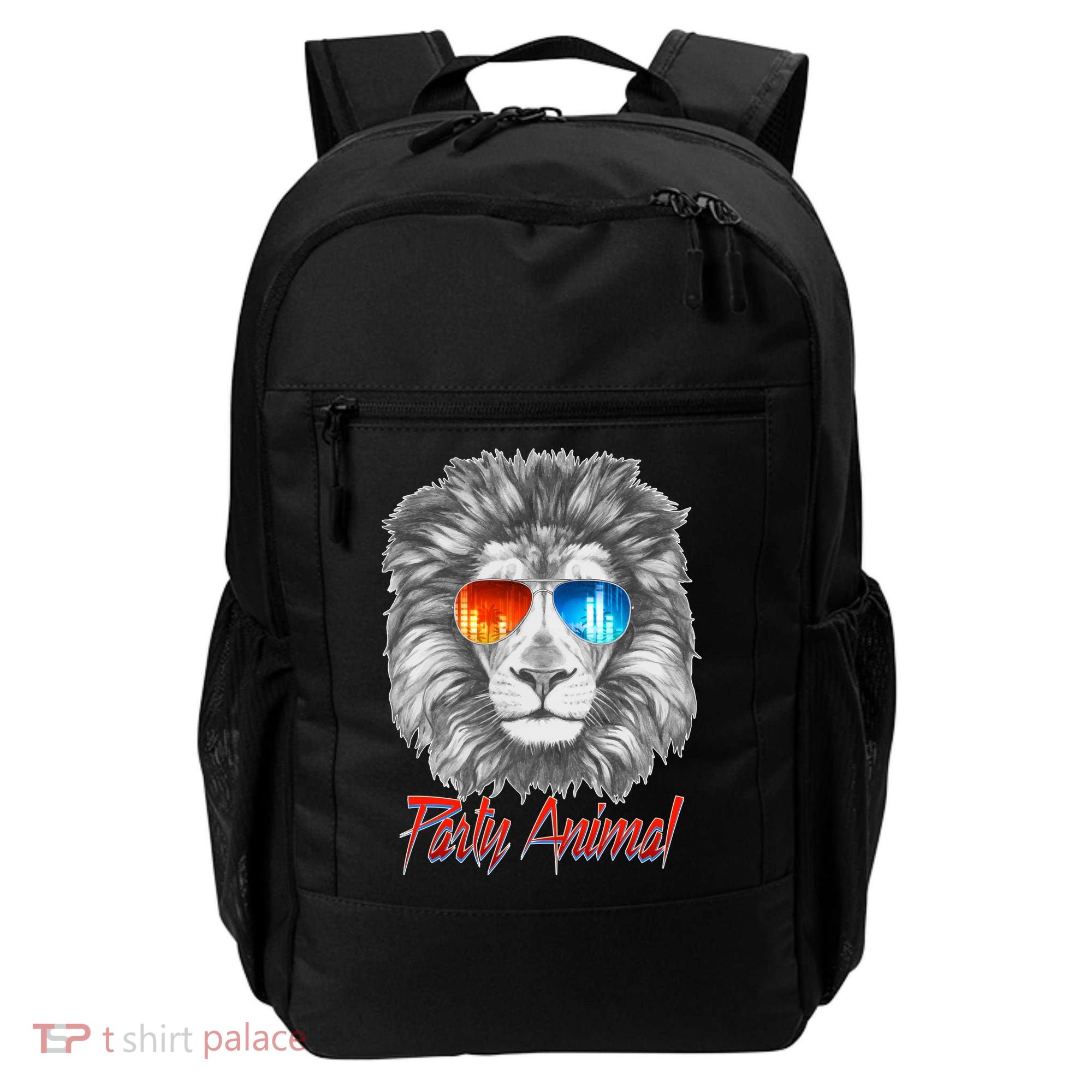 Cool Party Animal Lion Backpack
