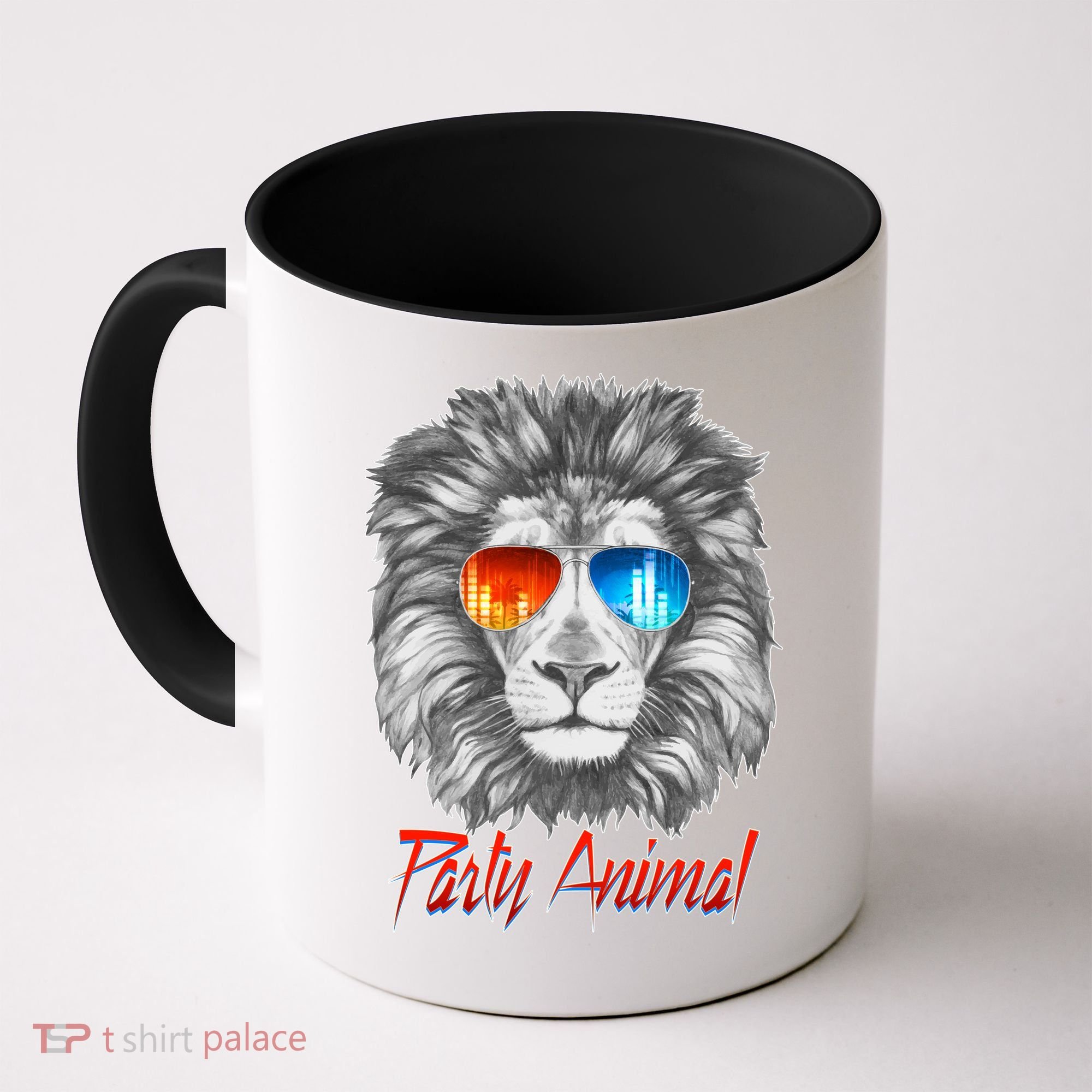 Cool Party Animal Lion Coffee Mug