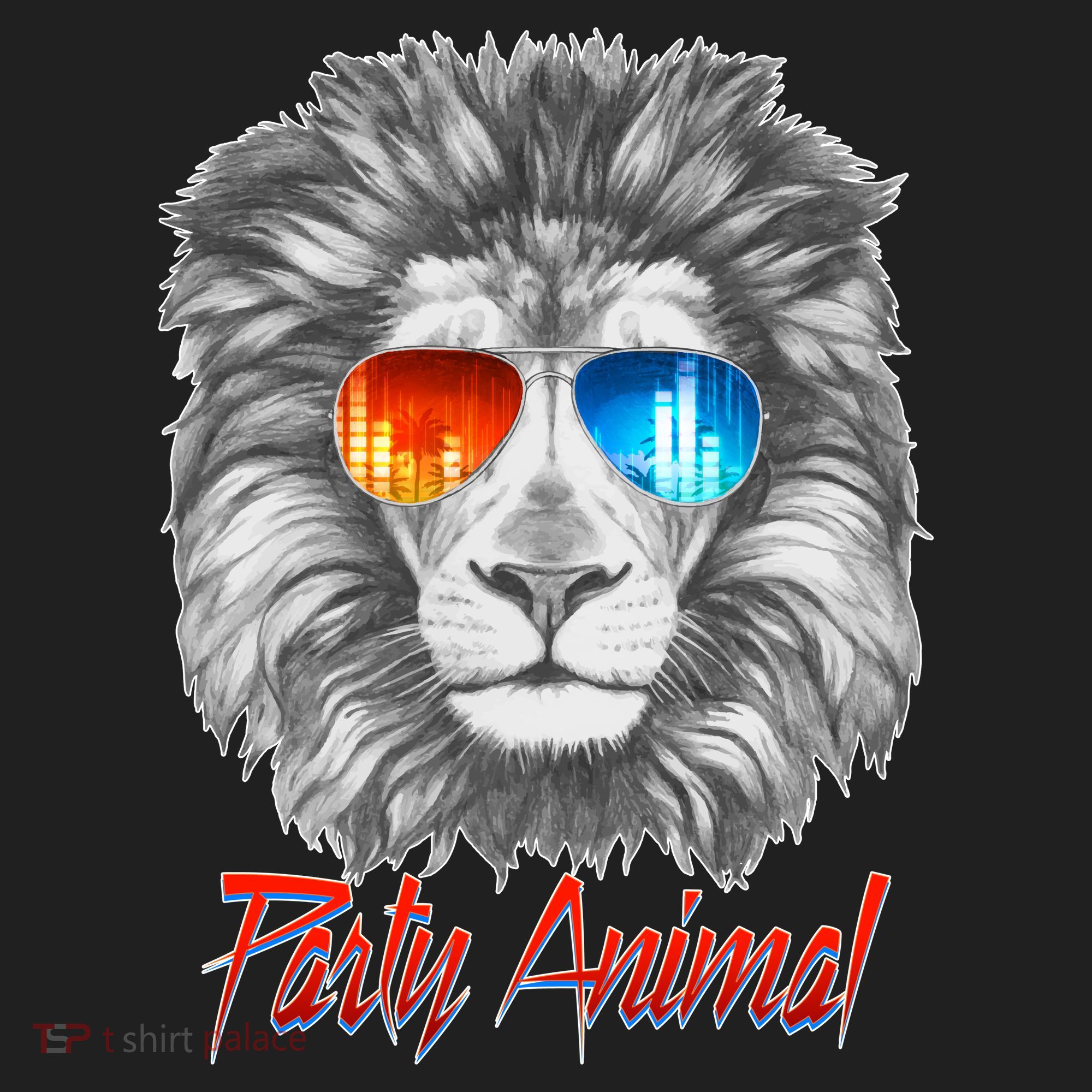 Cool Party Animal Lion Beanie