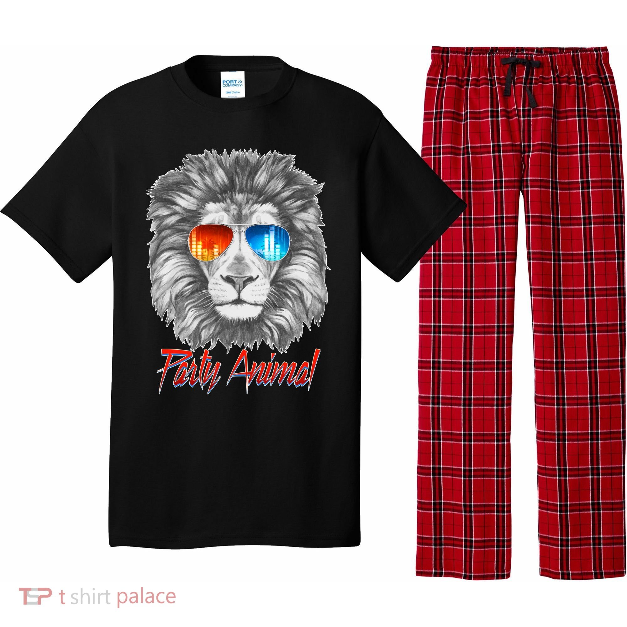 Cool Party Animal Lion Pajama Set