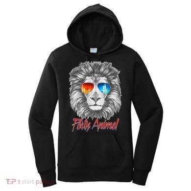 Cool Party Animal Lion Women's Hoodie