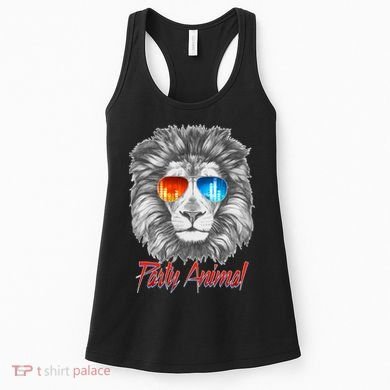 Cool Party Animal Lion Women's Tank Top
