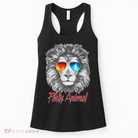 Cool Party Animal Lion Women's Tank Top thumb 0