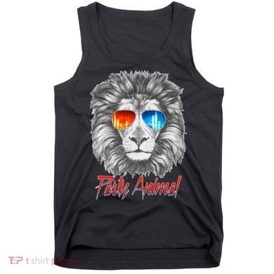 Cool Party Animal Lion Tank Top