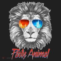 Cool Party Animal Lion Golf Towel thumb 3