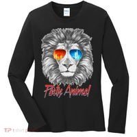 Cool Party Animal Lion Women's Long Sleeve Shirt thumb 0