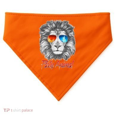 Cool Party Animal Lion USA-Made Doggie Bandana