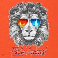 Cool Party Animal Lion USA-Made Doggie Bandana thumb 2