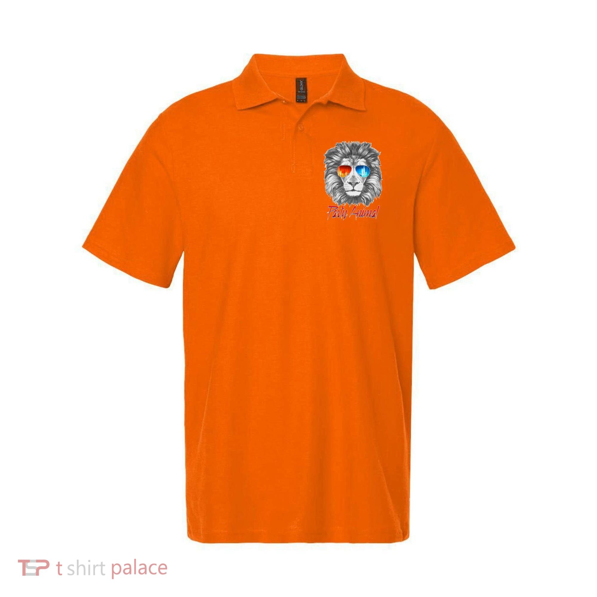 Cool Party Animal Lion Polo