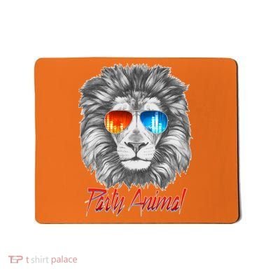 Cool Party Animal Lion Mousepad