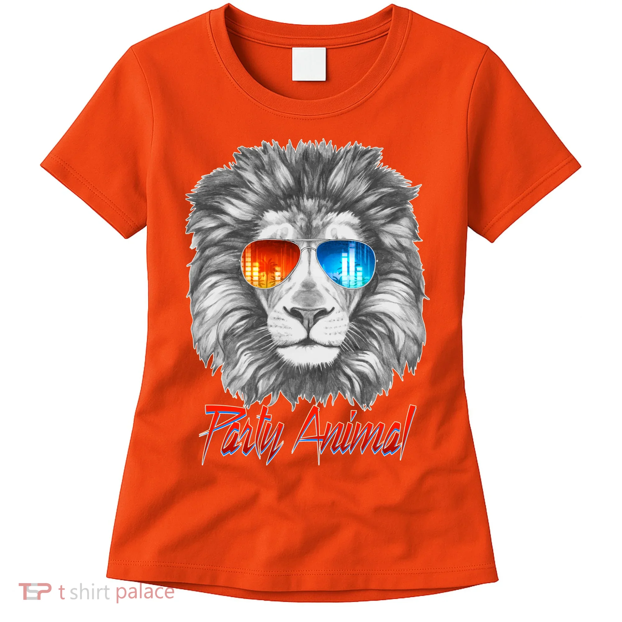 Cool Party Animal Lion Women's T-Shirt