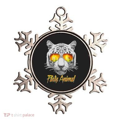 Cool Party Animal Tiger Ornament