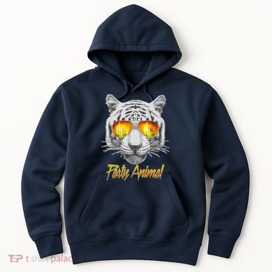 Cool Party Animal Tiger Hoodie