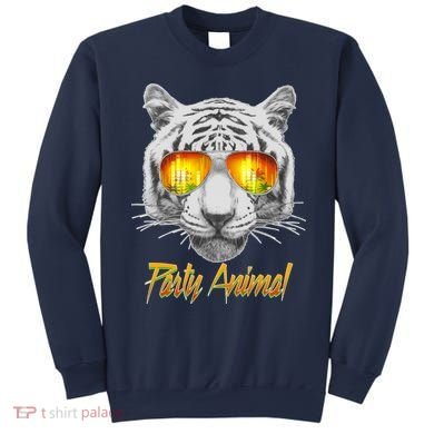 Cool Party Animal Tiger Sweatshirt